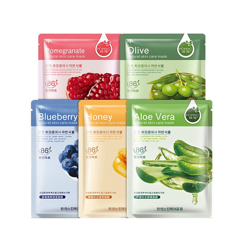 Image of HanChan Skin Care Plant Facial Mask Moisturizing Oil Control