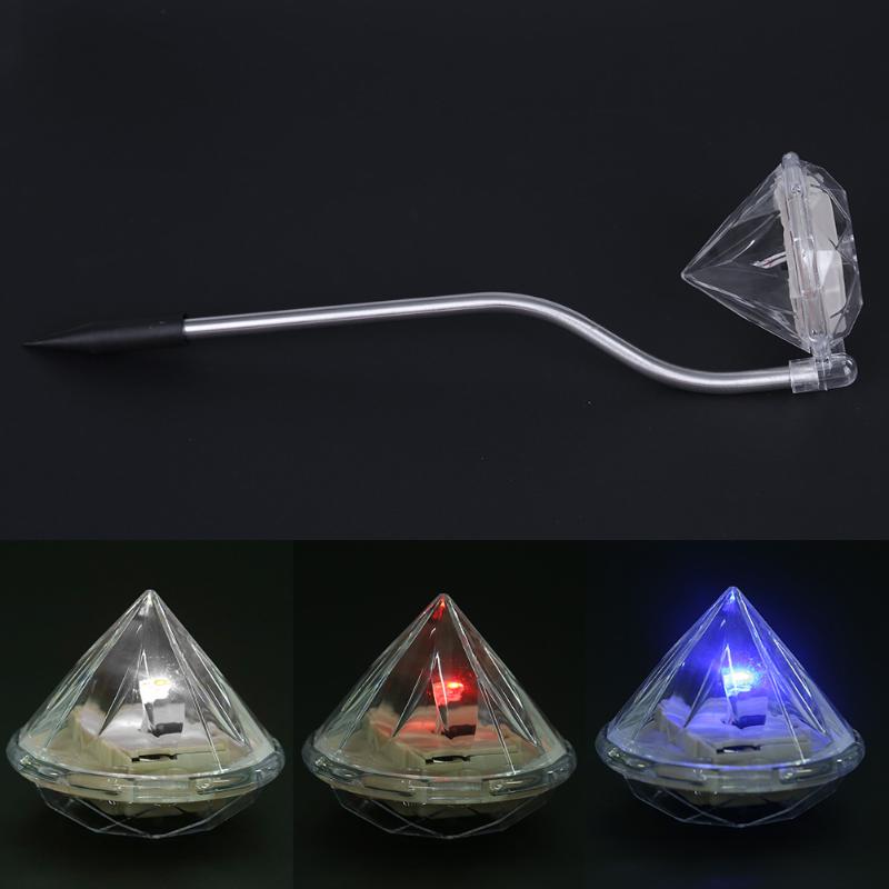 4PCS DIAMOND SOLAR GARDEN LIGHTS