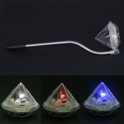Image of 4PCS DIAMOND SOLAR GARDEN LIGHTS