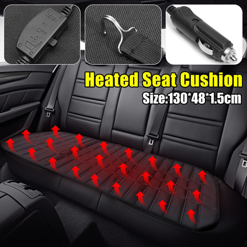 Image of Rear Back Heated Heating Seat Cushion Cover Pad