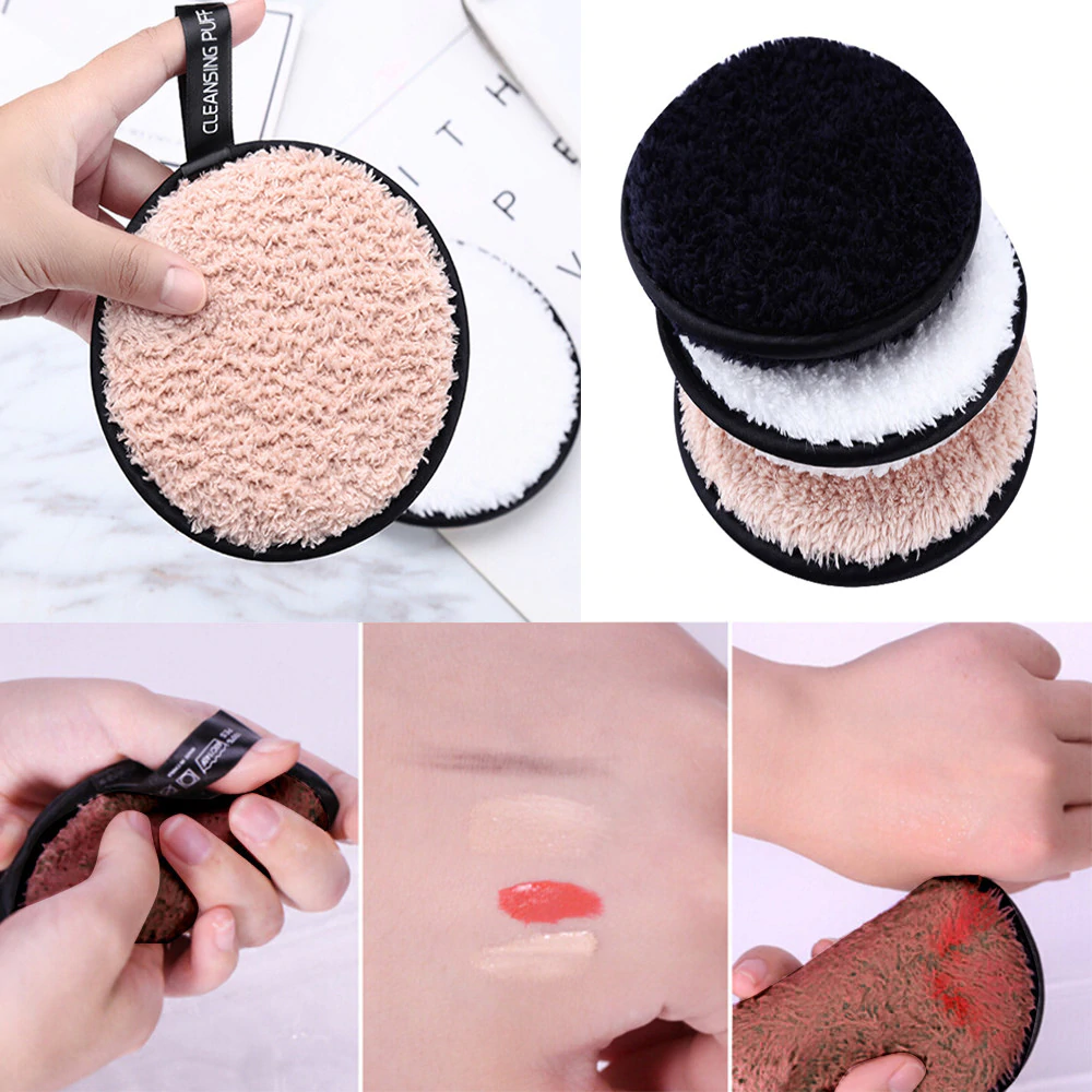 Microfiber Suede Cleansing Cotton(3pcs)