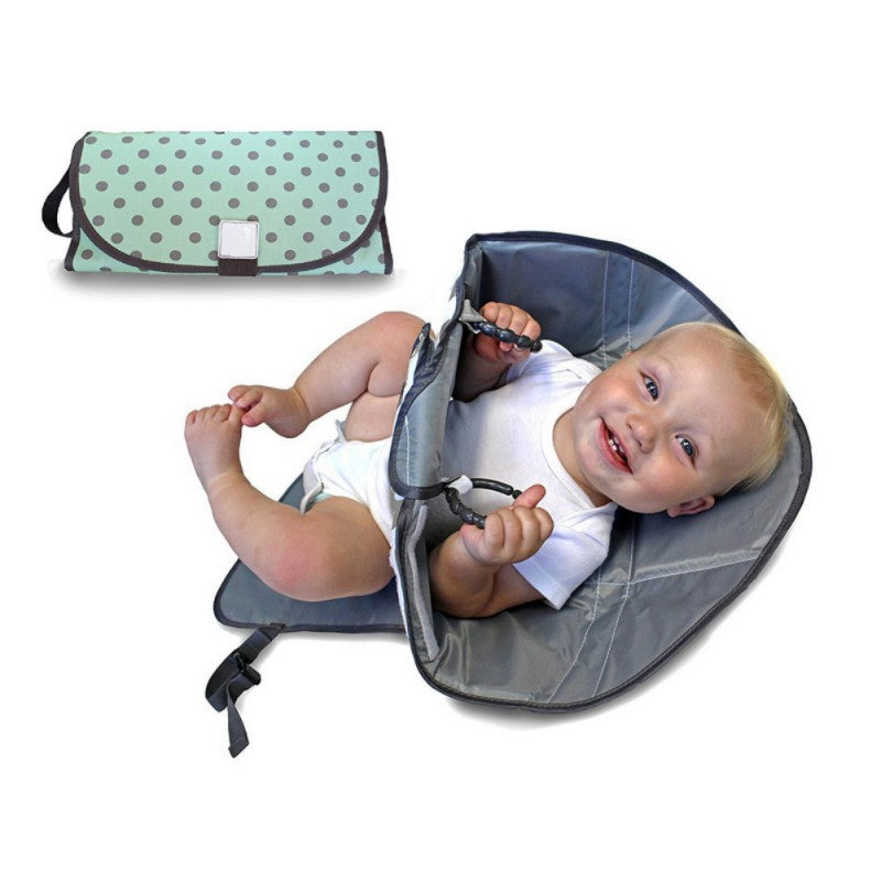 Foldable Changing Pad and Diaper Bag