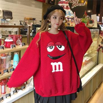 Image of Fuzzy M&M Sweater