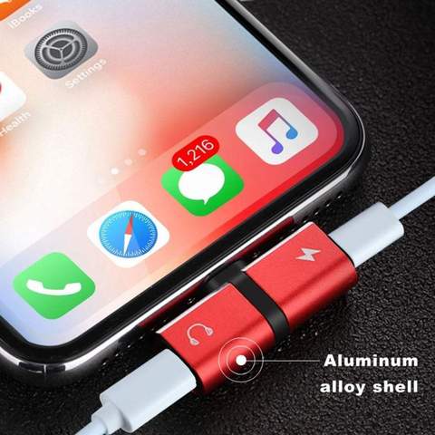 Image of IPhone Charge and Audio Adaptor