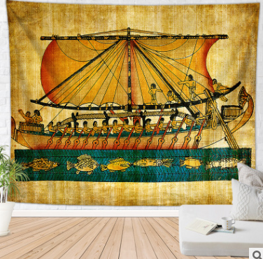 Image of Abstract Art Tapestry Egypt Style