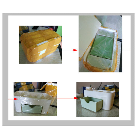 Image of Plastic Makeup Organizer