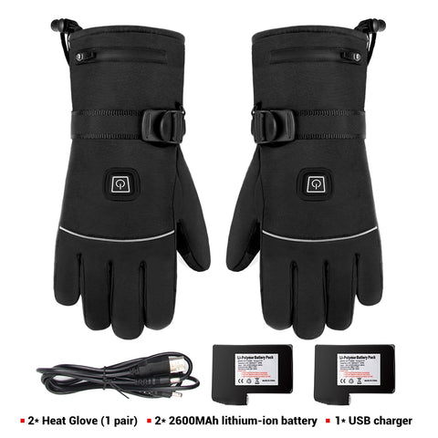 Image of Motorcycle Gloves Waterproof Heated Guantes