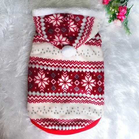 Image of Christmas Winter Coat for Puppies and Cats
