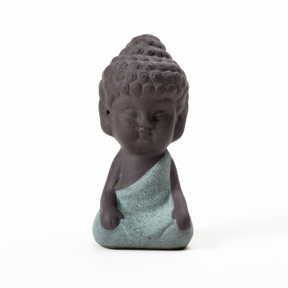 Small Buddha Charm Figurine Jewelry Display Decoration