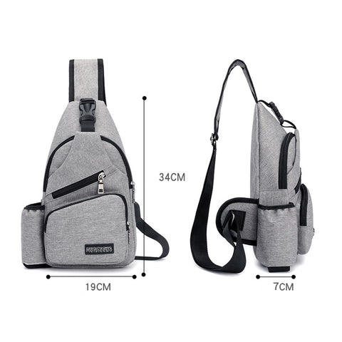Image of Sling Bag with USB Charging Port