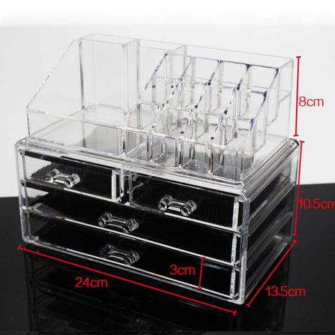 Image of Acrylic Transparent Makeup Organizer