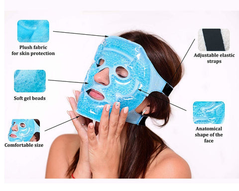 Image of Hot & Cold Gel Full Face Mask