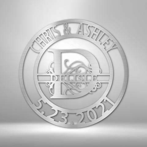 Image of Split Letter Family Name