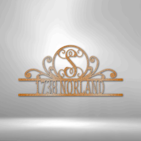 Image of Scroll Sign Black