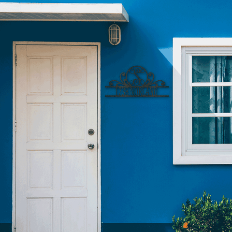 Image of Scroll Sign Black