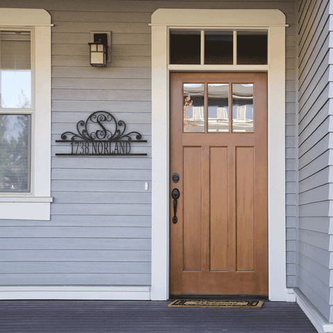 Image of Scroll Sign Black