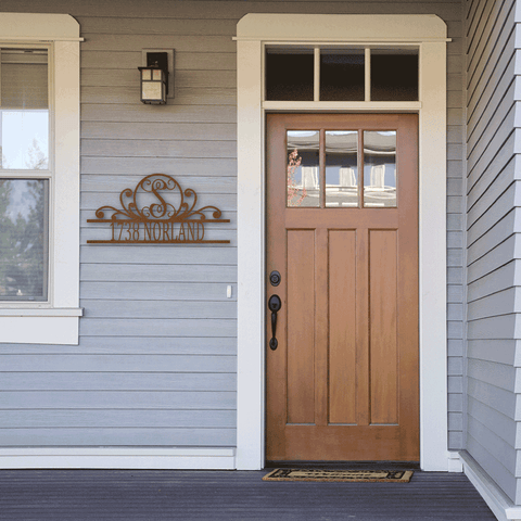 Image of Scroll Sign Black