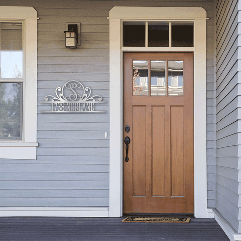 Image of Scroll Sign Black