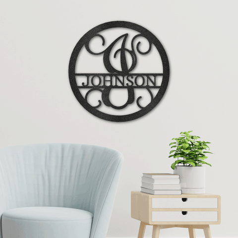 Image of Circle Vine Monogram