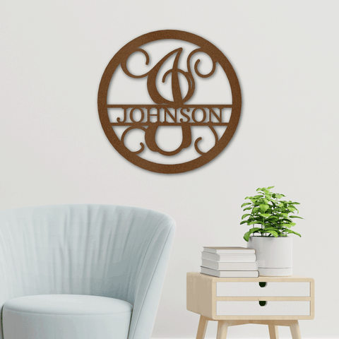 Image of Circle Vine Monogram