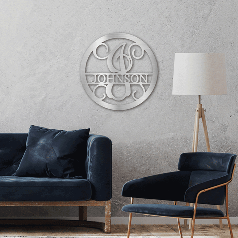 Image of Circle Vine Monogram