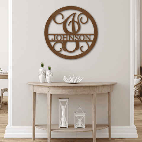 Image of Circle Vine Monogram