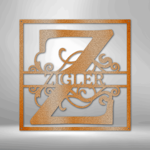 Image of Split Square Monogram