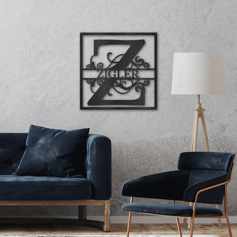 Image of Split Square Monogram