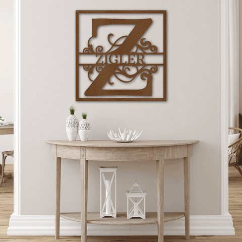 Image of Split Square Monogram