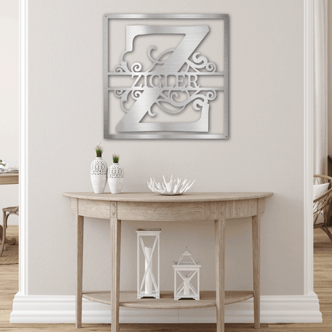 Image of Split Square Monogram