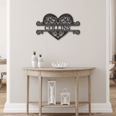 Image of Fancy Heart Monogram