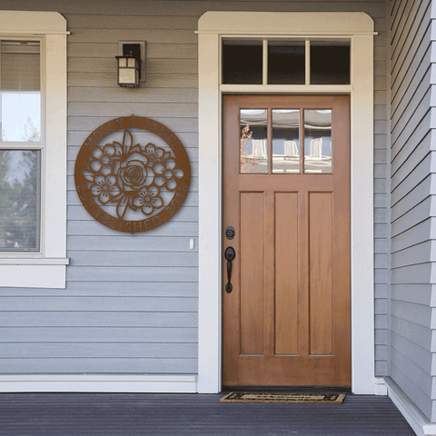 Image of Floral Ring Monogram