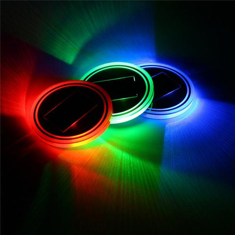 Image of Solar Powered LED Cup Mats