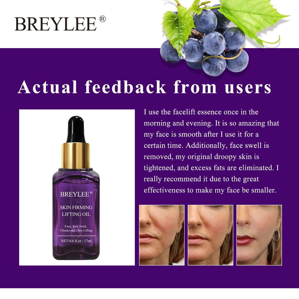BREYLEE Essential Oils Rapid Firming Lifting Face Essence Oil