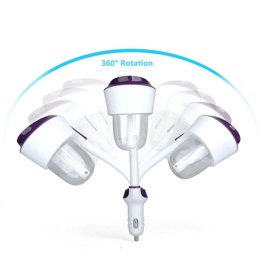 II Car Humidifier Double USB Port Car Aroma