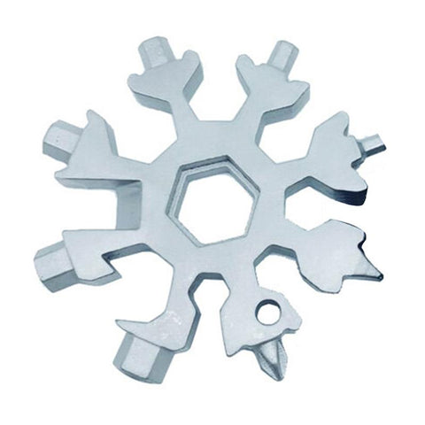 Image of 18-in-1 Stainless Steel Snowflakes Multi-Tool