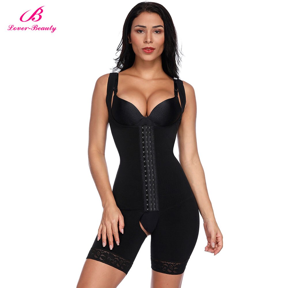 Lover Beauty Women Full Body Shaper Seamless Thigh Corset Tummy Control Underbust