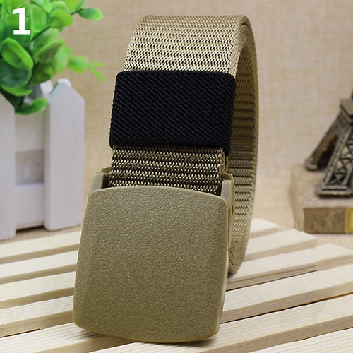 Casual Military Grade Polymer Buckle Nylon Belt