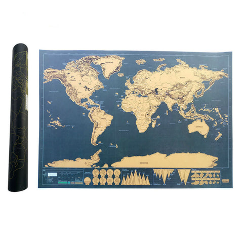 Image of Scratch Off Travelers Map - Must have for serious travelers