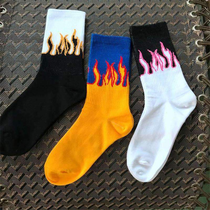 Cora Flame Socks