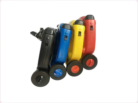 Image of 4.5M LED Flashlight Extendable Retractable Pet Dog Leash Lead with Garbage Bag