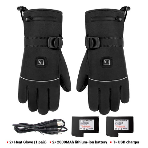Image of Motorcycle Gloves Waterproof Heated Guantes