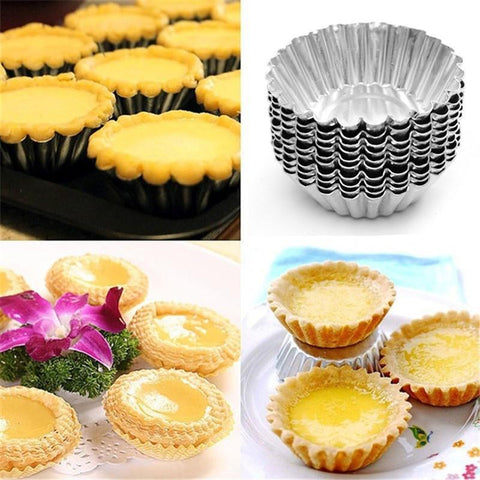 Image of 10pcs Nonstick Egg Tart Mold