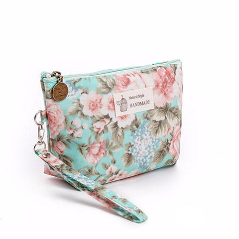 Image of Vintage Floral Cosmetic Bag
