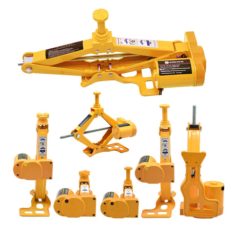 Image of Electric Car Floor Jack 3 Ton All-in-one Automatic 12v Scissor