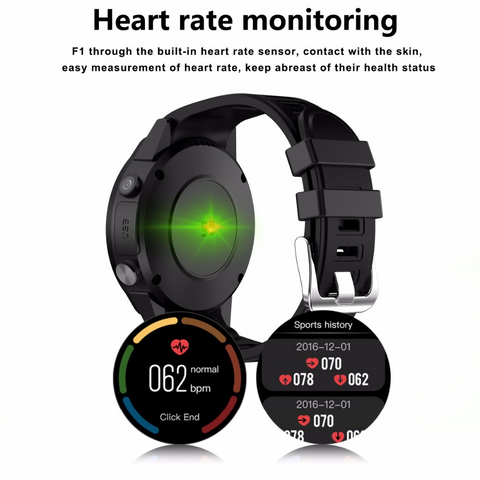 Image of Sports Pedometer GPS Smart Watch with Camera Support