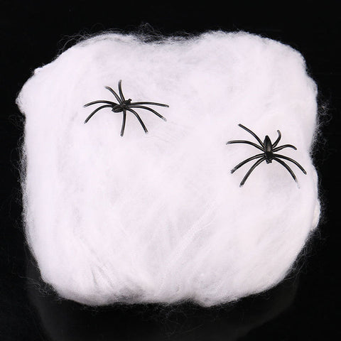 Image of Spider Web Horror Halloween Decoration For Bar Haunted House