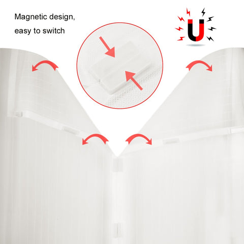 Image of Anti Insect Curtains - Magnetic Mesh Net with Automatic Closing