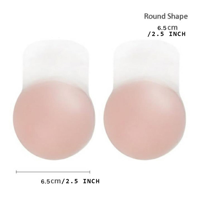 2018 latest design fashion lift breast push-up silicone sexy nipple cover