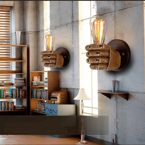 Image of CLASSICAL RESIN FIST WALL LAMPS